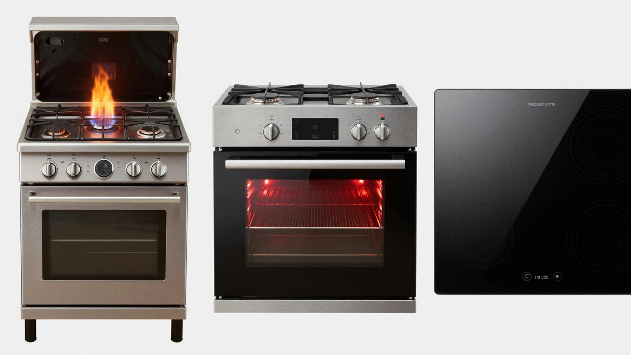 Comparison of gas, electric, and induction cooker lifespans